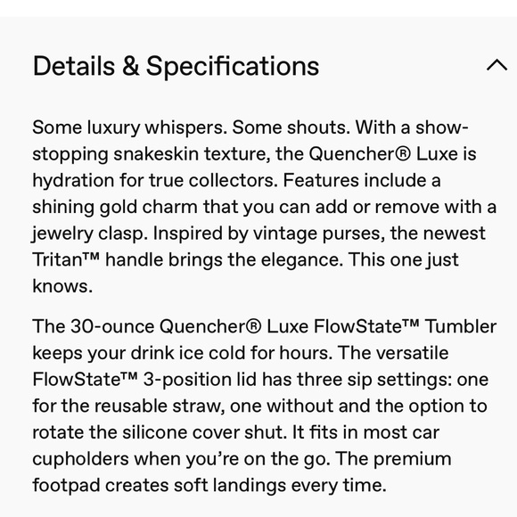 Black Snakeskin NEW NEVER OPENED Stanley Quencher 30 oz - Picture 7 of 9